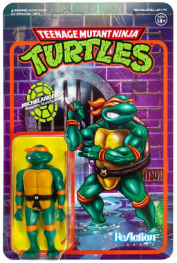  ReAction Figure Teenage Mutant: Ninja Turtles  Michelangelo (9 )