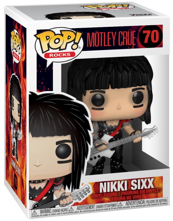 Фигурка Funko POP Rocks: Mötley Crüe – Nikki Sixx (9,5 см)
