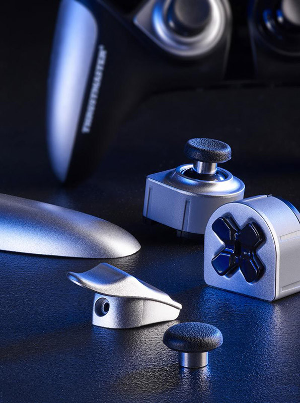 ����� ������� Thrustmaster eSwap Color Pack Silver ��� eSwap Pro Controller ��� PS4 (�����������)