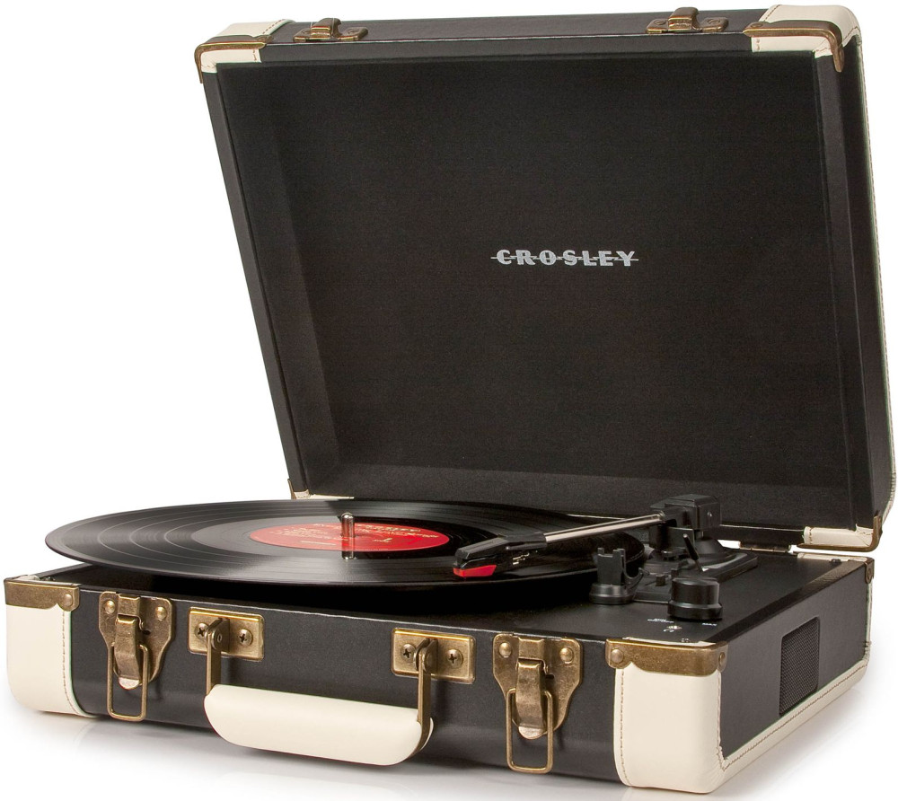 Виниловый проигрыватель Crosley Executive Portable USB Turntable (CR6019A-BK)
