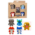 Fugglers Набор из 5 фигурок + Скрытый Герой – Коллекционные монстры в коробке с окном / Эксклюзивная серия (FG2040C)