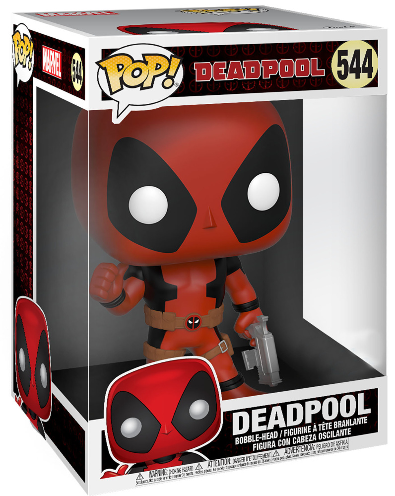  Funko POP: Deadpool  Deadpool Thumbs Up (Red) Bobble-Head  (25,4 )