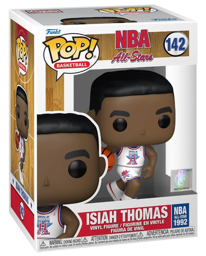  Funko POP Basketball NBA All Stars: Isiah Thomas [White All-Star Uni 1992] (9,5 )