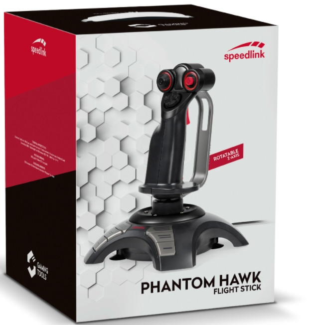  Speedlink Phantom Hawk Flightstick   (SL-6638-BK)