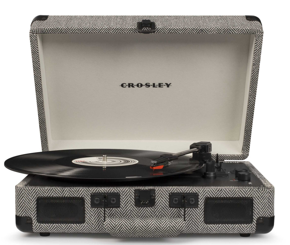   Crosley Cruiser Deluxe Herringbone c Bluetooth [CR8005D-HB]
