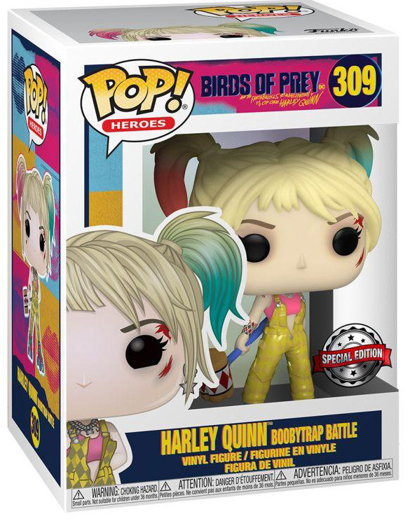 Фигурка Funko POP Heroes: Birds Of Prey – Harley Quinn Boobytrap Battle Exclusive (9,5 см)