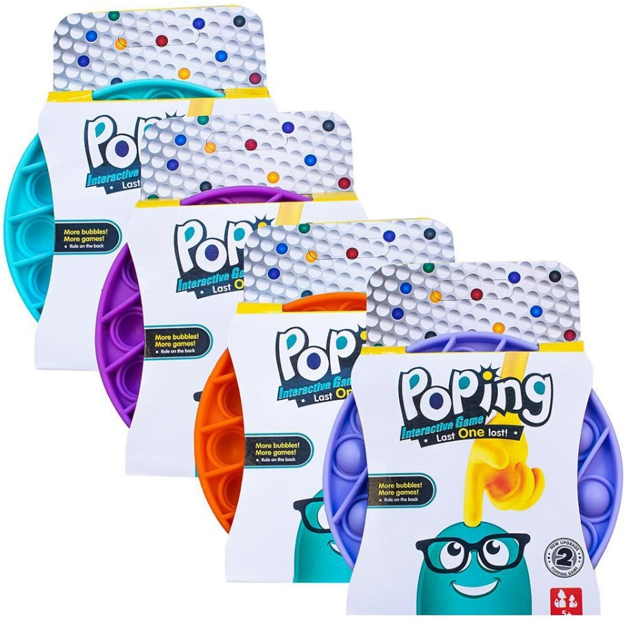 Игрушка пупырка-антистресс Pop it: Нажми шарик – Круг (1 шт. в ассортименте)