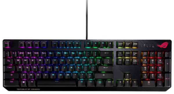 Клавиатура ASUS ROG Strix Scope игровая для PC (черная) (90MP0185-B0RA00)
