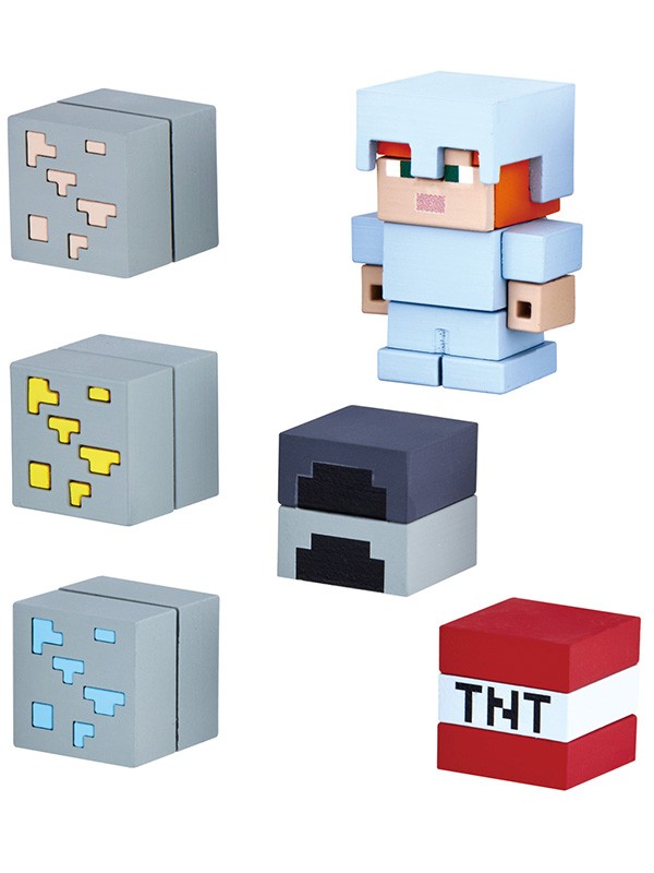 Фигурка Minecraft Starter Set Survival Pack With Alex Figure (4,1 см)
