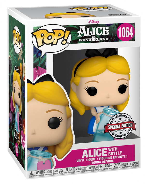 Фигурка Funko POP Disney: Alice In Wonderland – Alice With Bottle Exclusive (9,5 см)