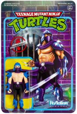  ReAction Figure Teenage Mutant: Ninja Turtles  Shredder (9 )