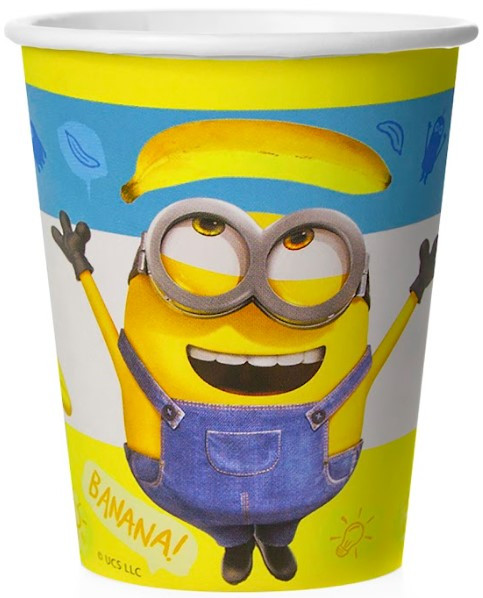 Набор бумажных стаканов Minions 2 3D (250 мл, 6 шт)