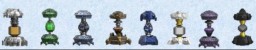 Skylanders Imaginators:   8  ( Tech  / Life / Undead / Earth / Water / Light / Magic / Dark)