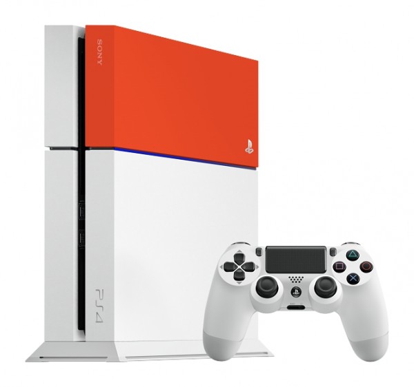 Специальная лицевая панель для украшения отсека жесткого диска PlayStation 4 (Оранжевая)