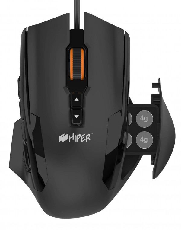 Мышь HIPER QM-3 SOLATRIS проводная игровая для PC (чёрный)(7930092030001)