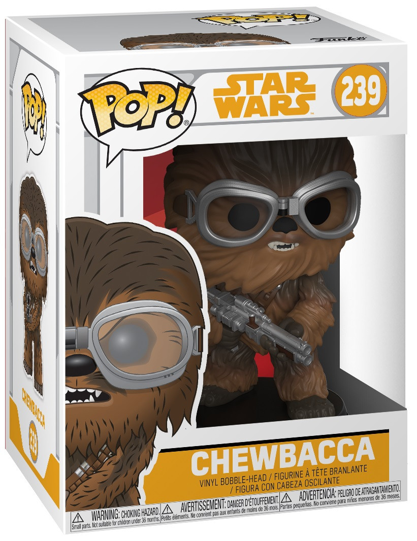  Funko POP: Star Wars Solo  Chewbacca With Goggles Bobble-Head (9,5 )