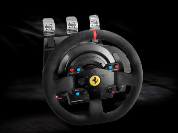 Гоночный руль Thrustmaster T300 Ferrari Integral Rw Alcantara ed eu для PS4 / PS3