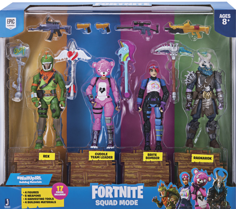 Набор фигурок Fortnite 4-Pack с аксессуарами (11 см)