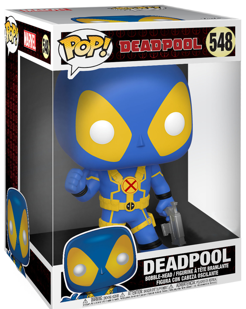  Funko POP: Deadpool  Deadpool Thumbs Up (Blue & Yellow) Bobble-Head (25,4 )