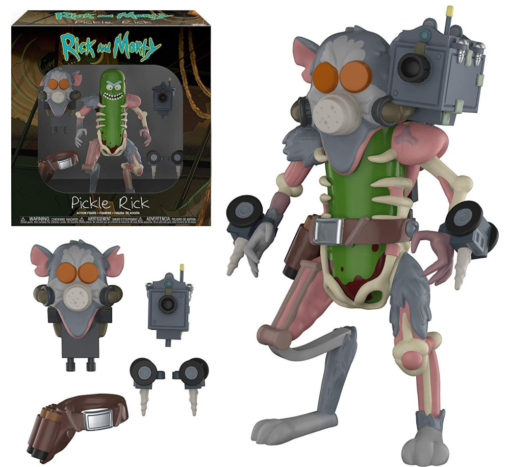  Funko Action Figures: Rick And Morty  Pickle Rick