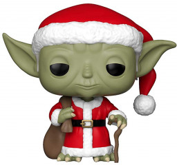  Funko POP Star Wars: Holiday  Yoda As Santa Bobble-Head (9,5 )