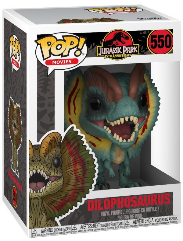 Фигурка Funko POP Movies: Jurassic Park – Dilphosaurus (9,5 см)