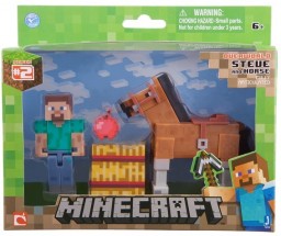   Minecraft. Steve With Chestnut Horse. 2  1 (8 )