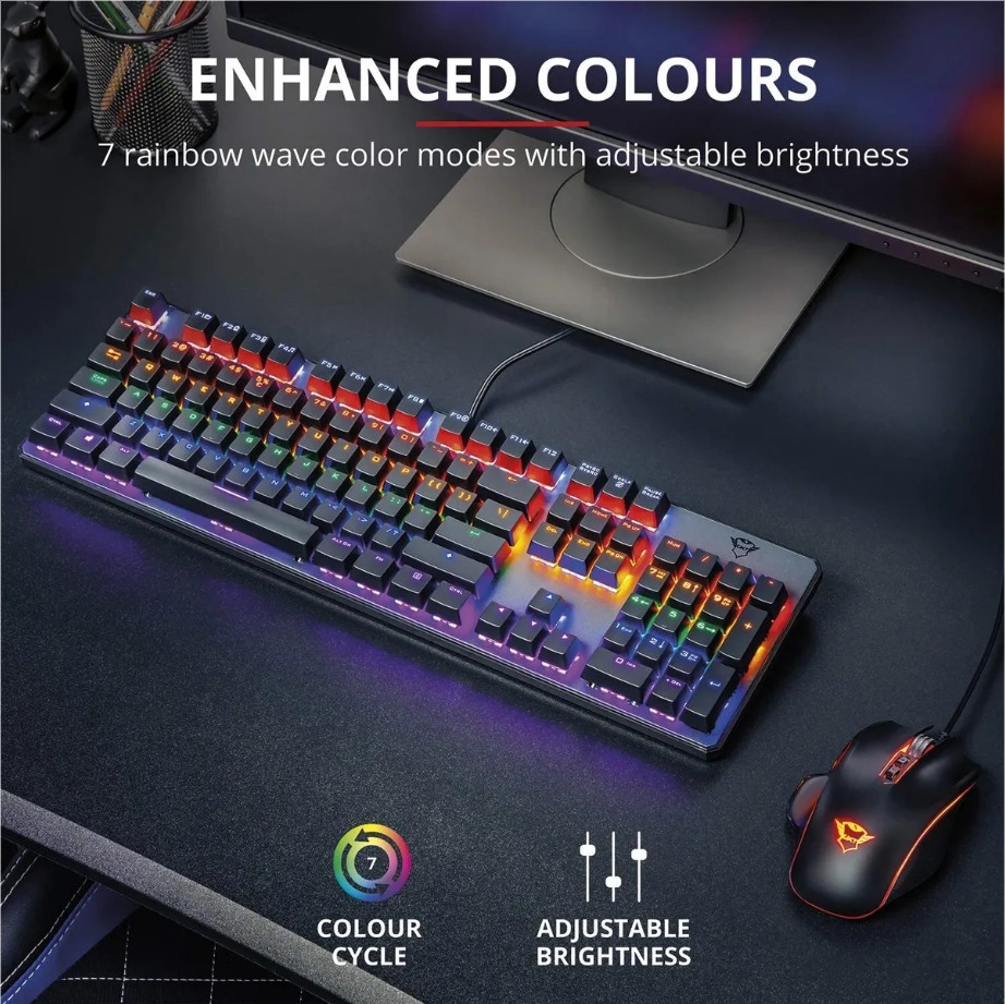 ���������� Trust GXT 865 Asta mechanical keyboard ������� ������������ ��� PC (22630) 