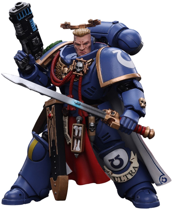 Фигурка Warhammer 40 000: Ultramarines – Primaris Captain with Power Sword and Plasma Pistol 1:18 (12 см)