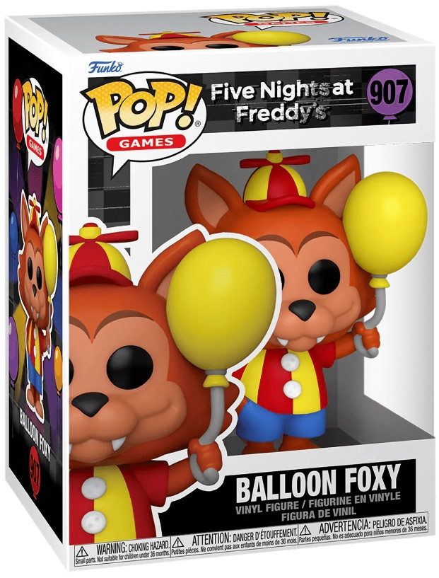 Фигурка Funko POP Games Five Nights At Freddy`s: Balloon Circus – Balloon Foxy (9,5 см)