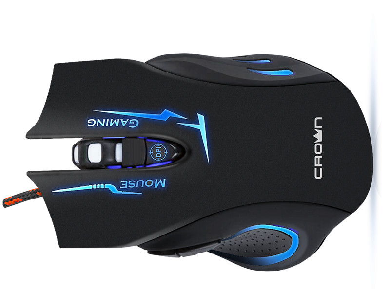 Мышь Crown CMXG-615 Galaxy проводная оптическая игровая c подсветкой для PC / Mac