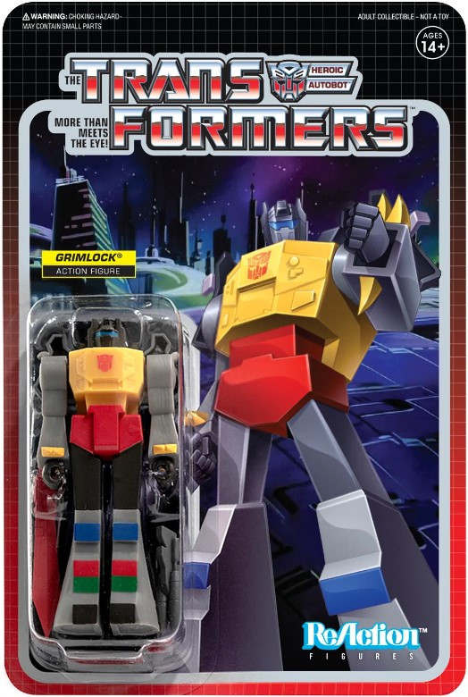 Фигурка ReAction Figure: Transformers: Grimlock – Wave 2 (9 см)