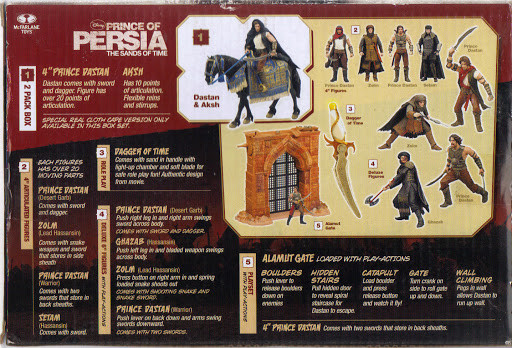   Prince of Persia Sands of Time Aksh with Figure Boxed Set (10 )