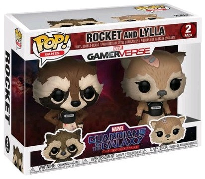  Funko POP Games: Guardians Of The Galaxy The Telltale Series  Rocket And Lylla (2-Pack) (9,5 )