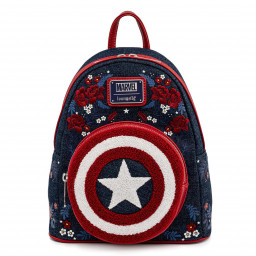  Marvel Captain America 80th Anniversary Floral Sheild Mini