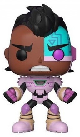  Funko POP Television: Teen Titans Go! Night Begins To Shine  Cyborg (9,5 )