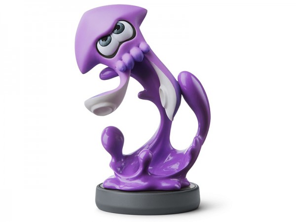 Splatoon: Интерактивная фигурка amiibo – Инклинг-кальмар (неоново фиолетовый)