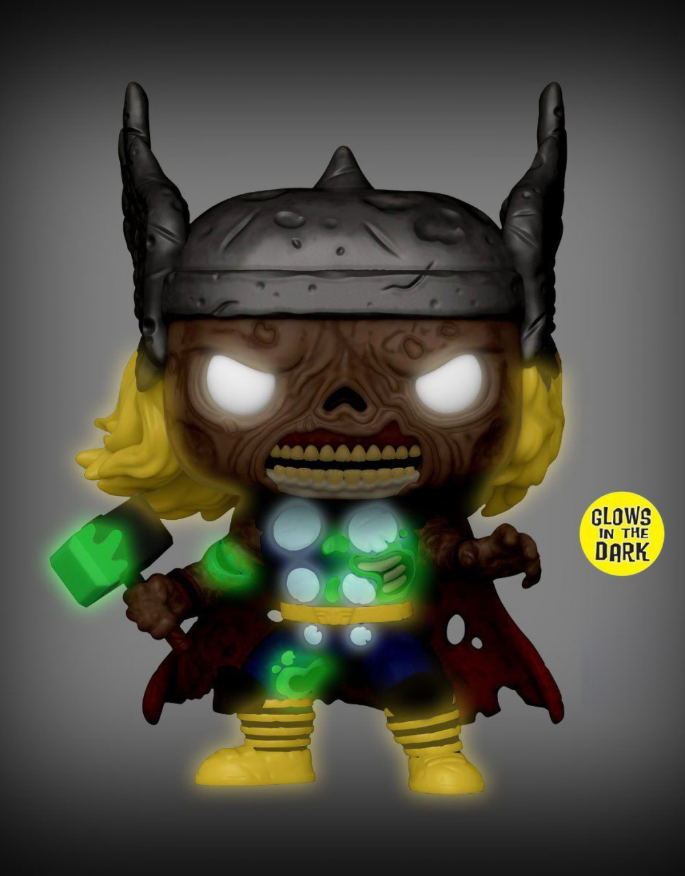  Funko POP Marvel: Zombies  Zombie Thor Glows In The Dark Exclusive (9,5 )