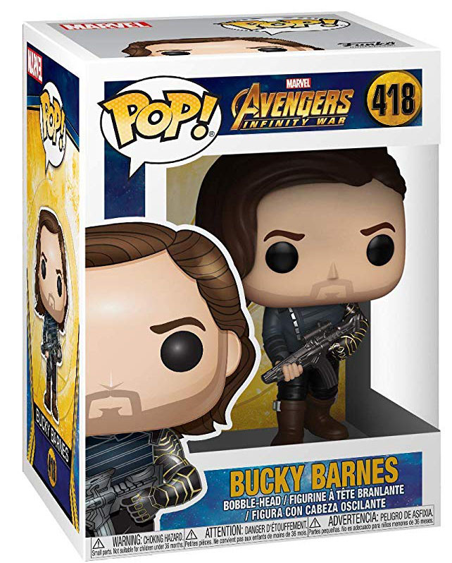  Funko POP Marvel: Avengers Infinity War  Bucky Barnes Bobble-Head (9,5 )