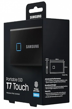   Samsung SSD T7 Touch 500GB USB Type-C ()