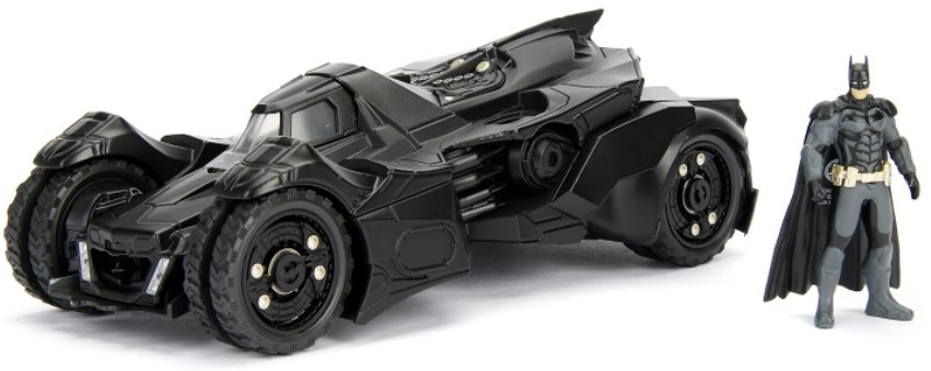  DC Batman Arkham Knight:   Batmobile ( 1:24) +  Batman Figure 2.75"