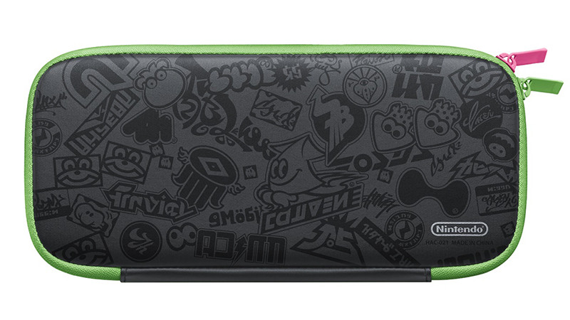 Чехол и защитная плёнка для Nintendo Switch в стиле Splatoon 2