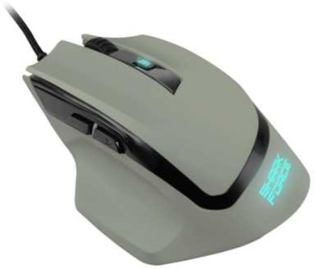 Мышь Sharkoon SHARK Force II проводная игровая для PC (серая)