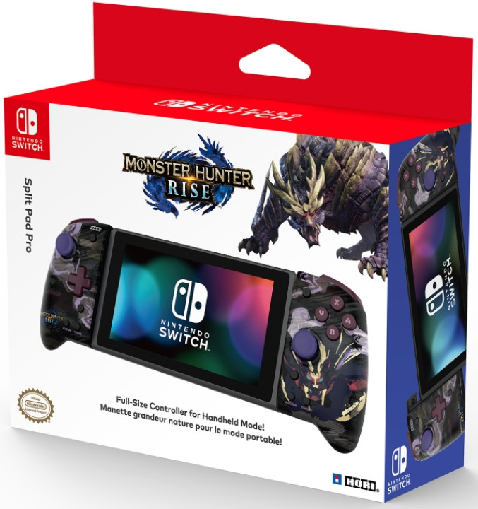  Switch: Hori Split Pad Pro  Monster Hunter Rise (AD21-001U)