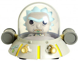  Funko Rides: Rick And Morty  Rick`s Ship Exclusive (9,5 )