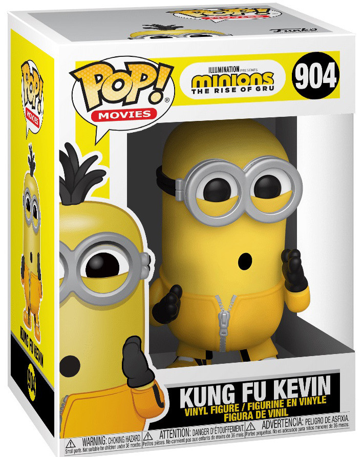  Funko POP Movies: Minions The Rise Of Gru  Kung Fu Kevin (9,5 )