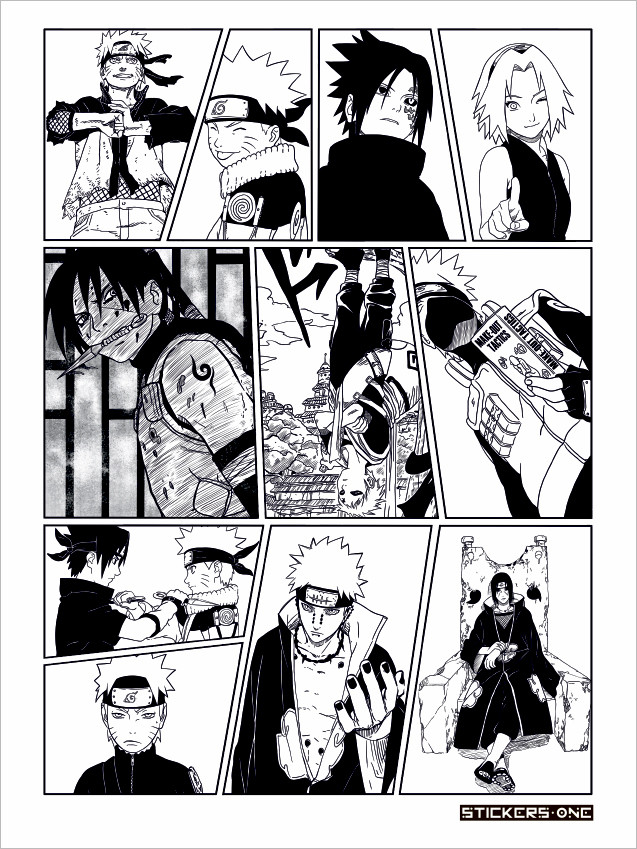 Набор стикерпаков Naruto
