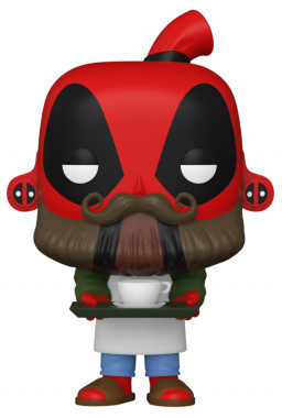  Funko POP Marvel: Deadpool 30th  Barista Deadpool Bobble-Head (9,5 )