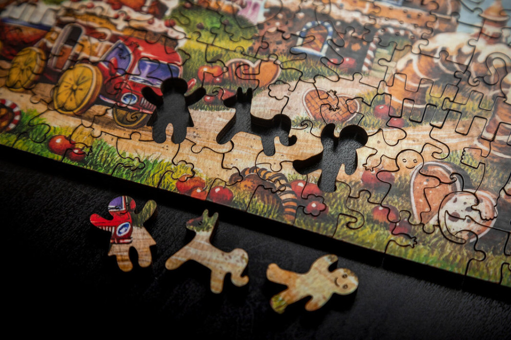 Wooden Puzzles: Бисквитные горки