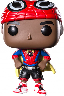  Funko POP: Spider-Man Into The Spider-Verse  Miles Morales With Cape Bobble-Head (9,5 )